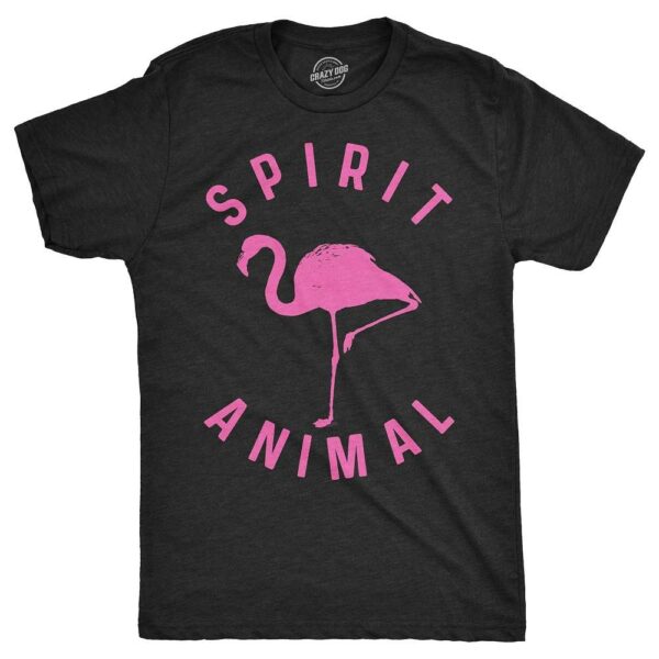Flamingo Spirit Animal Funny Pink Bird Classic T-shirt