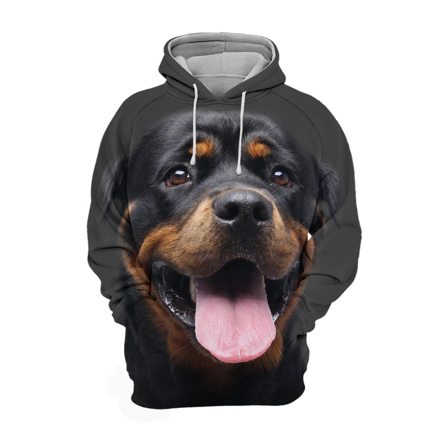 Rottweiler – Unisex 3D Graphic Hoodie