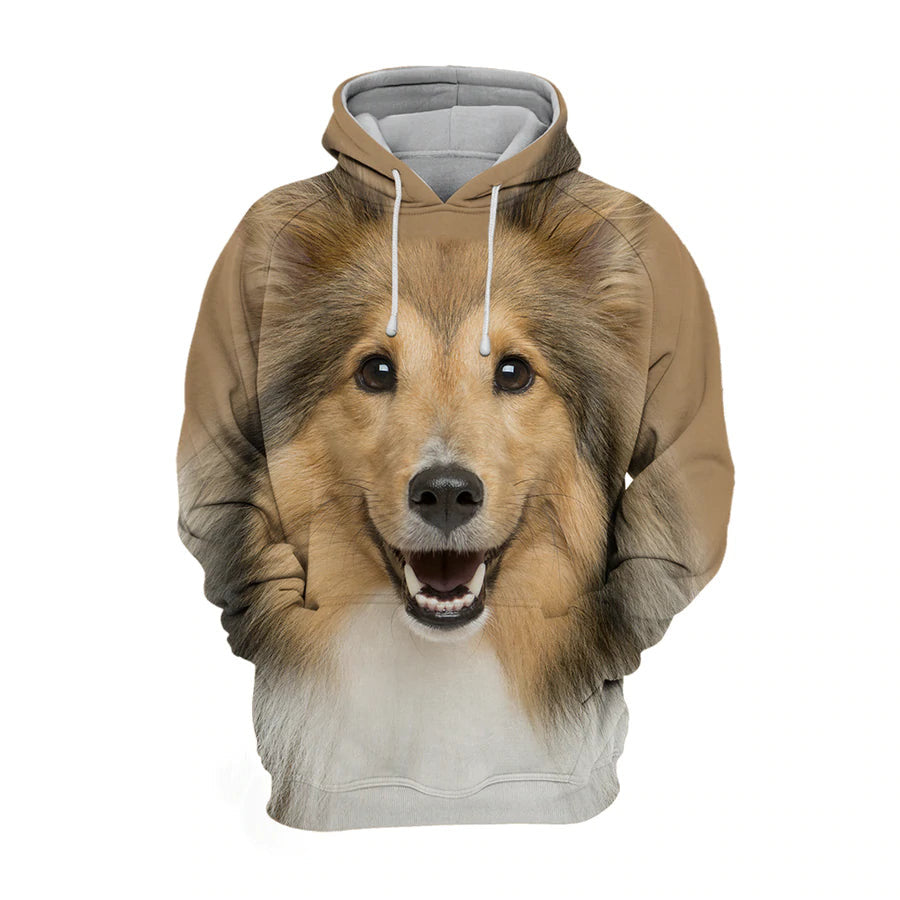 Shetland Sheepdog – Unisex 3D Graphic Hoodie