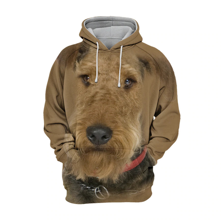 Airedale Terrier – Unisex 3D Graphic Hoodie