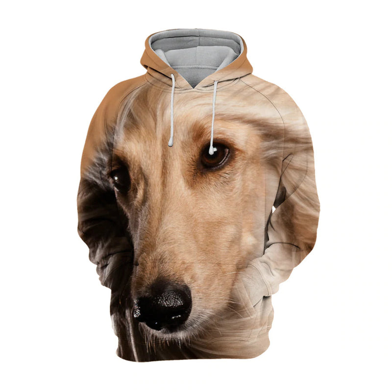 Afghan Hound – Unisex 3D Graphic Hoodie