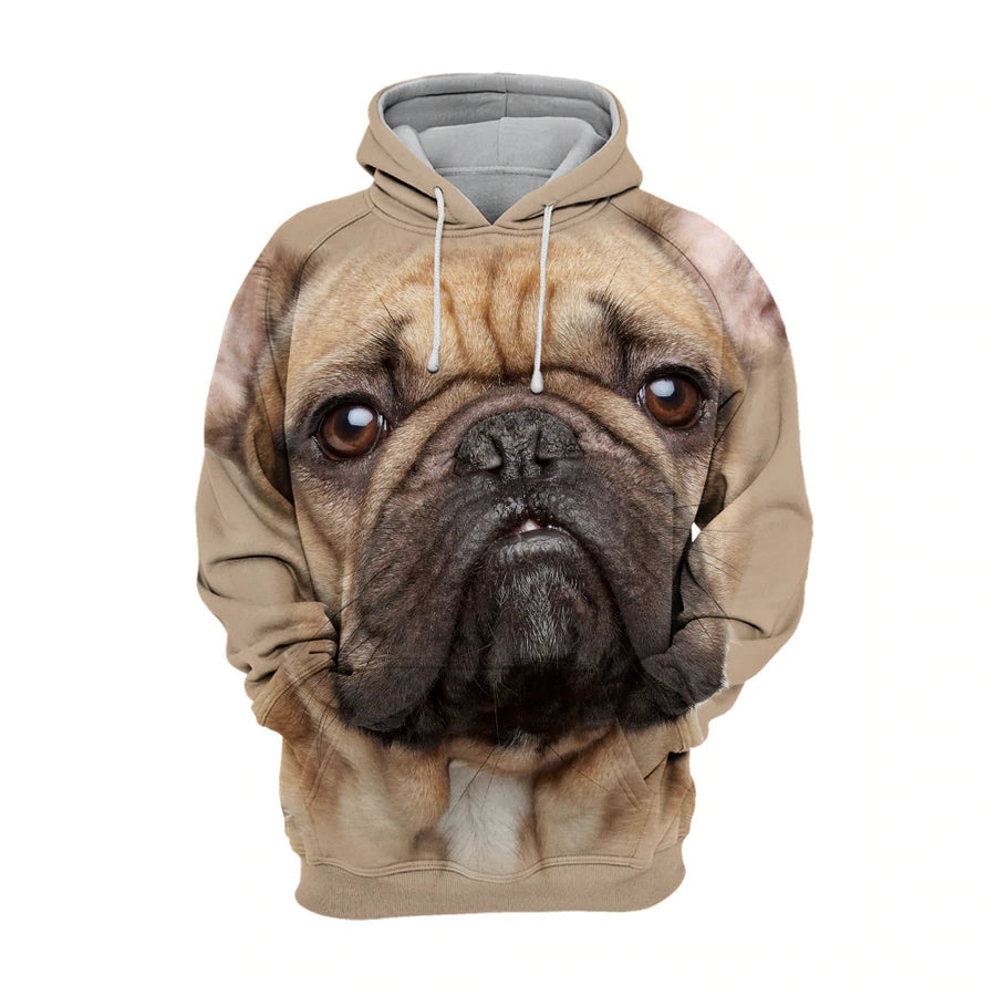 French Bulldog – Unisex 3D Graphic Hoodie