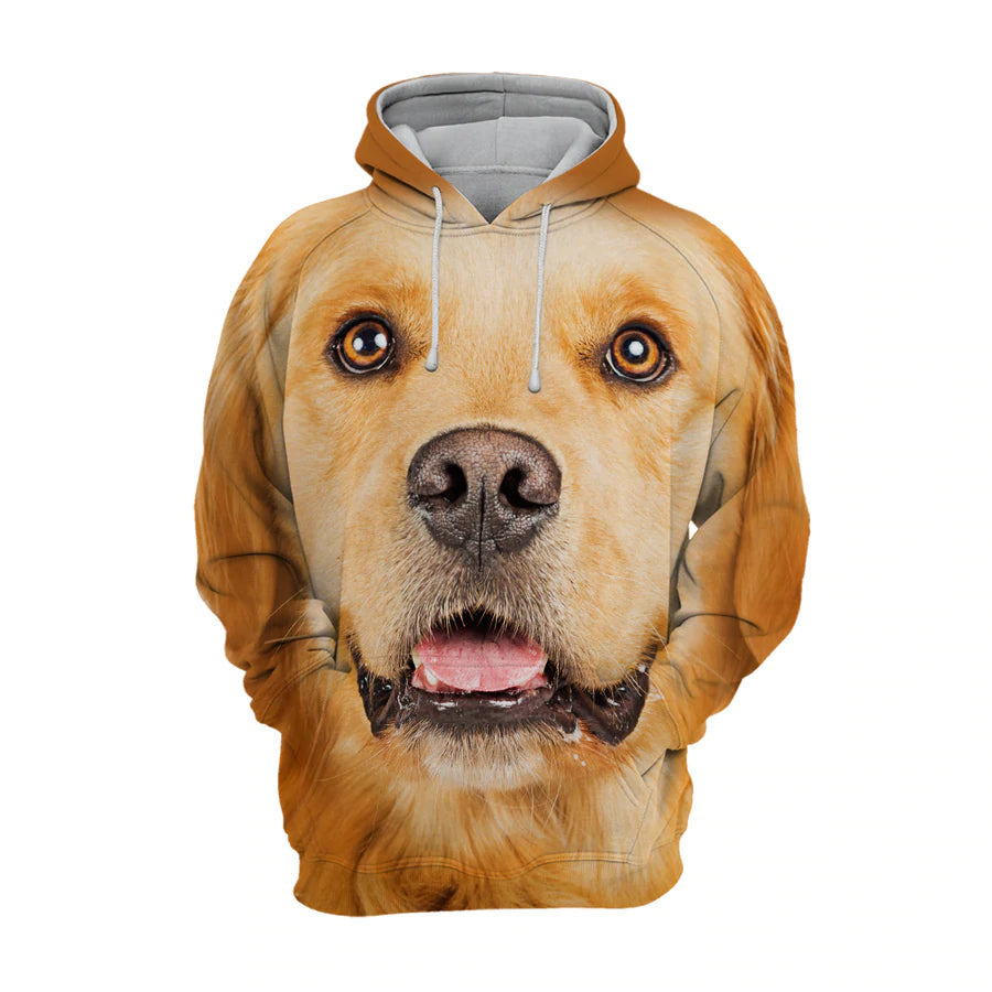 Golden Retriever – Unisex 3D Graphic Hoodie