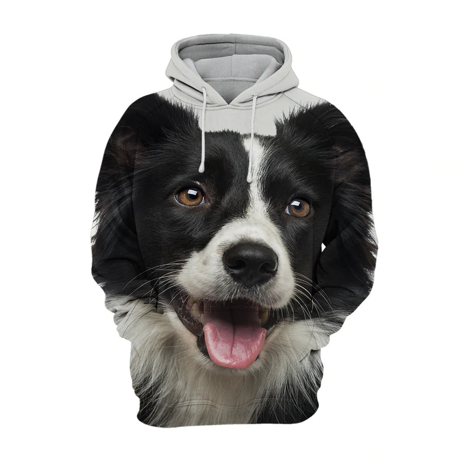 Border Collie – Unisex 3D Graphic Hoodie