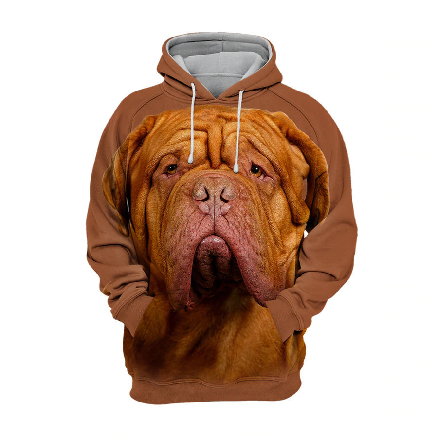 Bordeaux Mastiff – Unisex 3D Graphic Hoodie