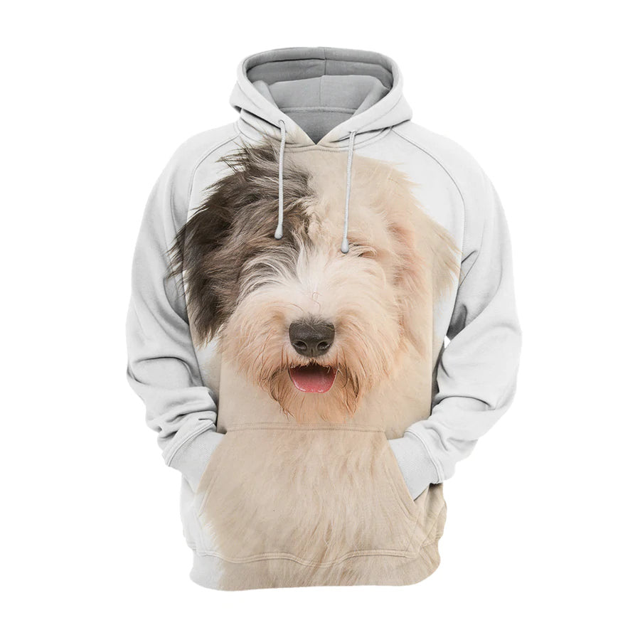 Old English Sheepdog 2 – Unisex 3D Graphic Hoodie