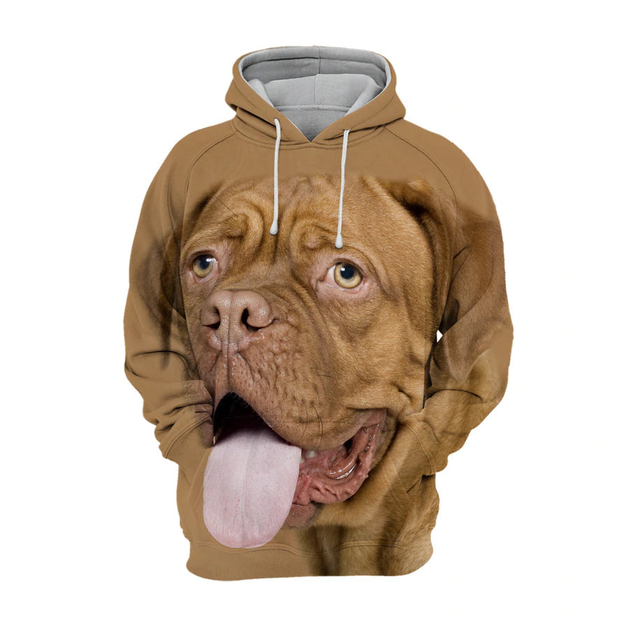 Bordeaux Mastiff 1 – Unisex 3D Graphic Hoodie