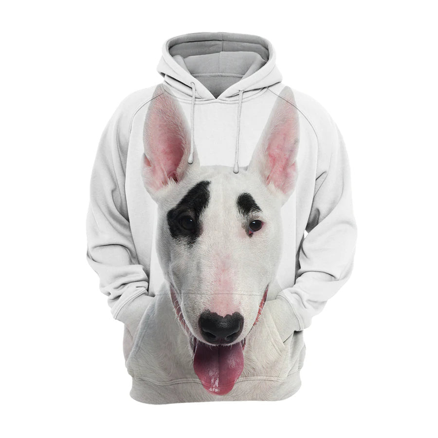 Bull Terrier 3 – Unisex 3D Graphic Hoodie