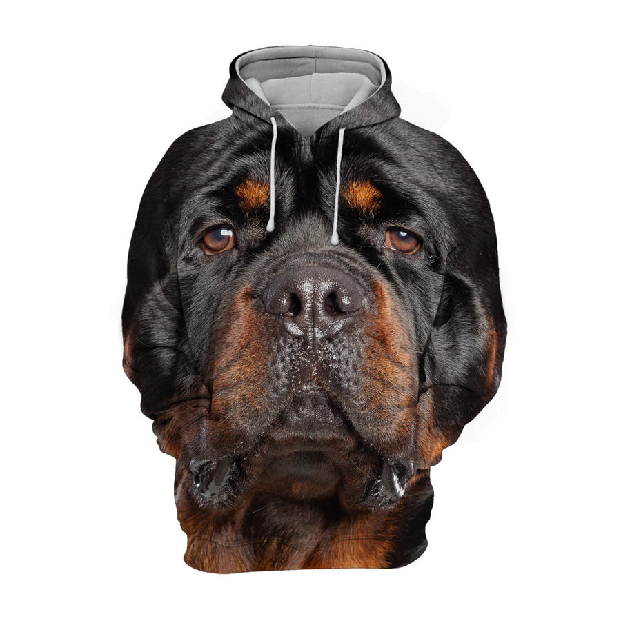 Rottweiler 2 – Unisex 3D Graphic Hoodie