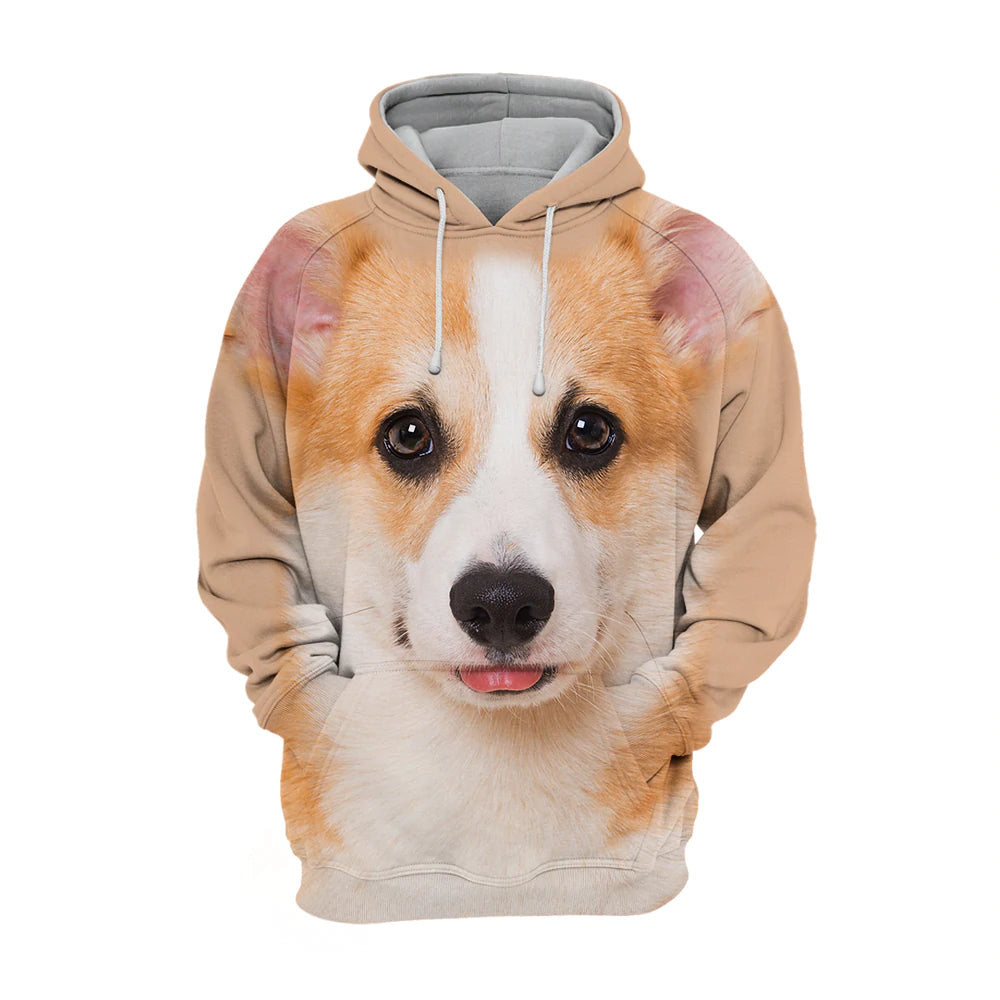 Pembroke Welsh Corgi – Unisex 3D Graphic Hoodie