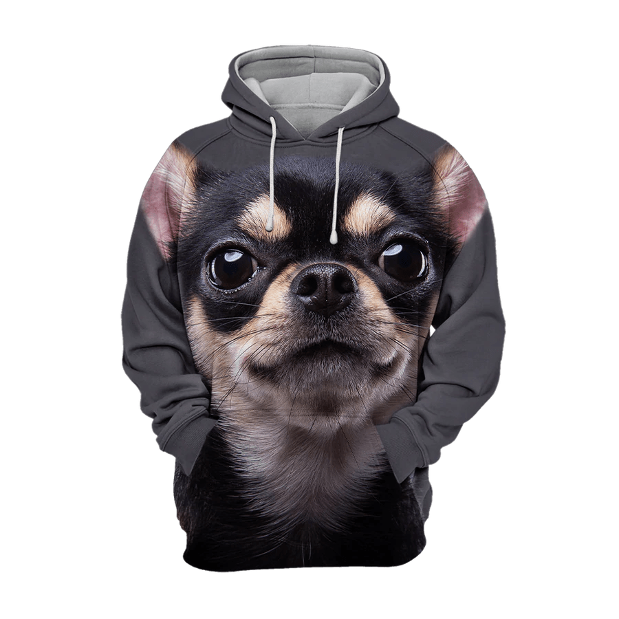 Chihuahua 3 – Unisex 3D Graphic Hoodie