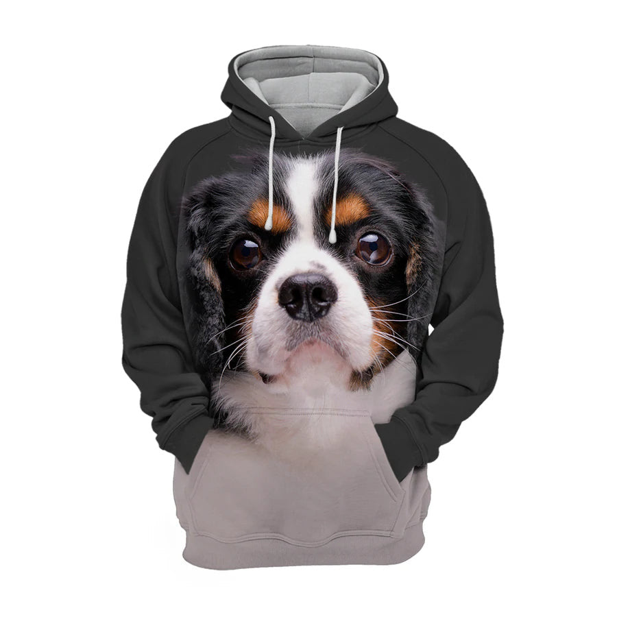 Cavalier King Spaniel Charles 3 – Unisex 3D Graphic Hoodie