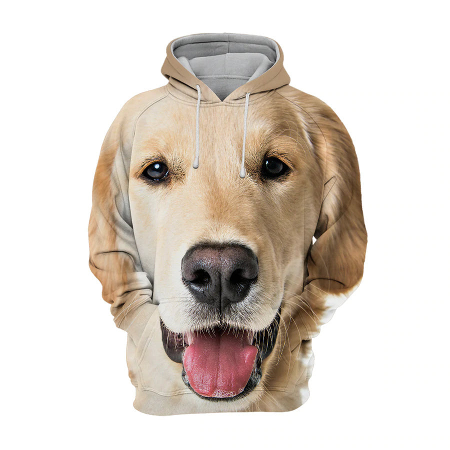 Golden Retriever 5 – Unisex 3D Graphic Hoodie