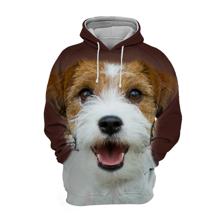 Jack Russell Terrier 2 – Unisex 3D Graphic Hoodie