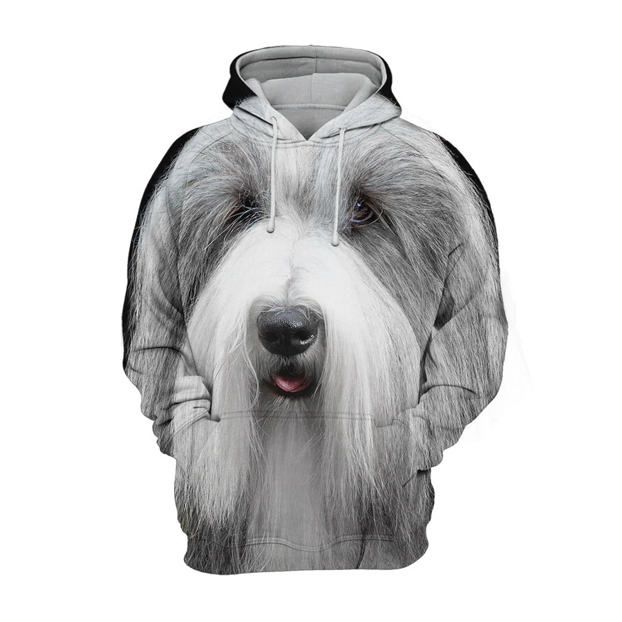 Bearded Collie – Unisex 3D Graphic Hoodie