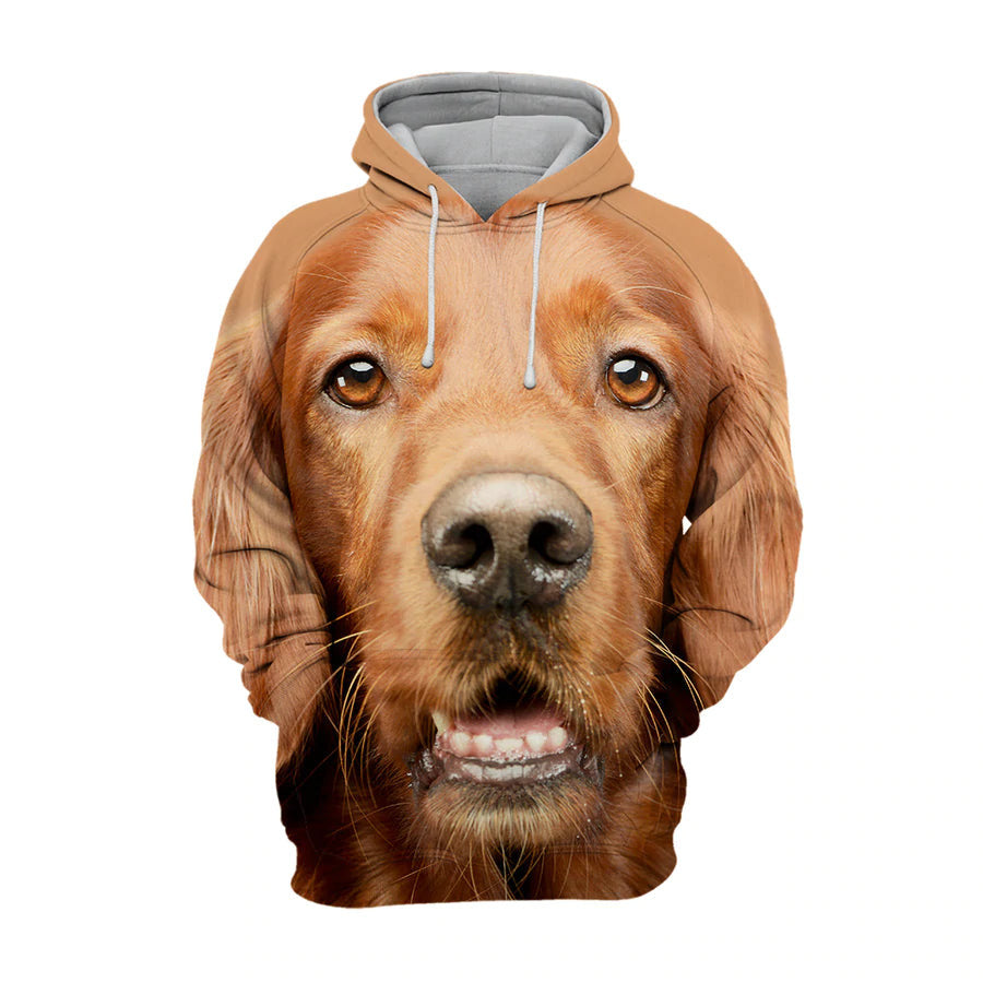 Irish Setter – Unisex 3D Graphic Hoodie