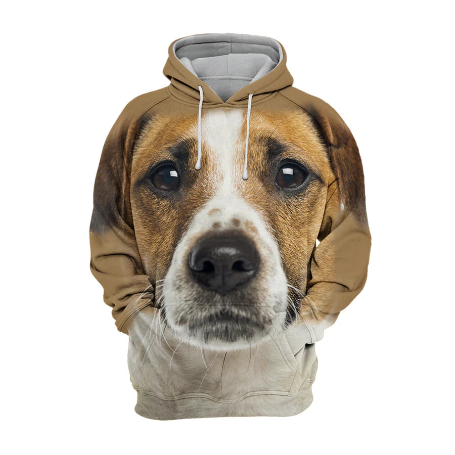 Jack Russell Terrier – Unisex 3D Graphic Hoodie