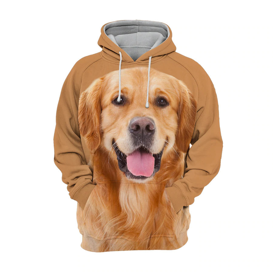 Golden Retriever 3 – Unisex 3D Graphic Hoodie