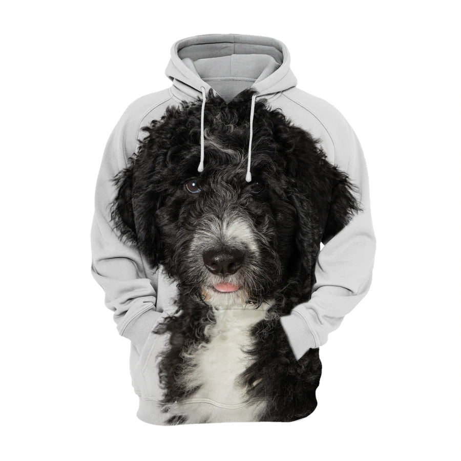 Bernedoodle – Unisex 3D Graphic Hoodie