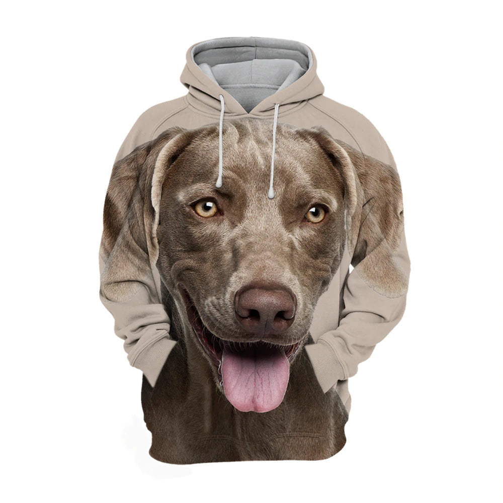 Weimaraner 3 – Unisex 3D Graphic Hoodie