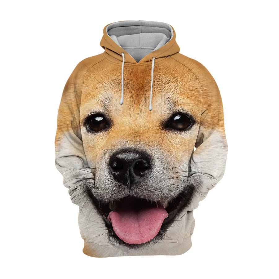 Shiba Inu 2 – Unisex 3D Graphic Hoodie