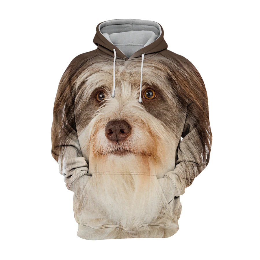 Bearded Collie 3 – Unisex 3D Graphic Hoodie