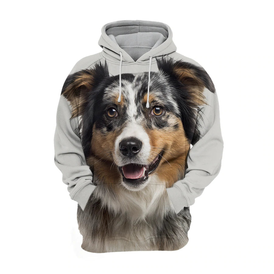 Australian Shepherd 2 – Unisex 3D Graphic Hoodie