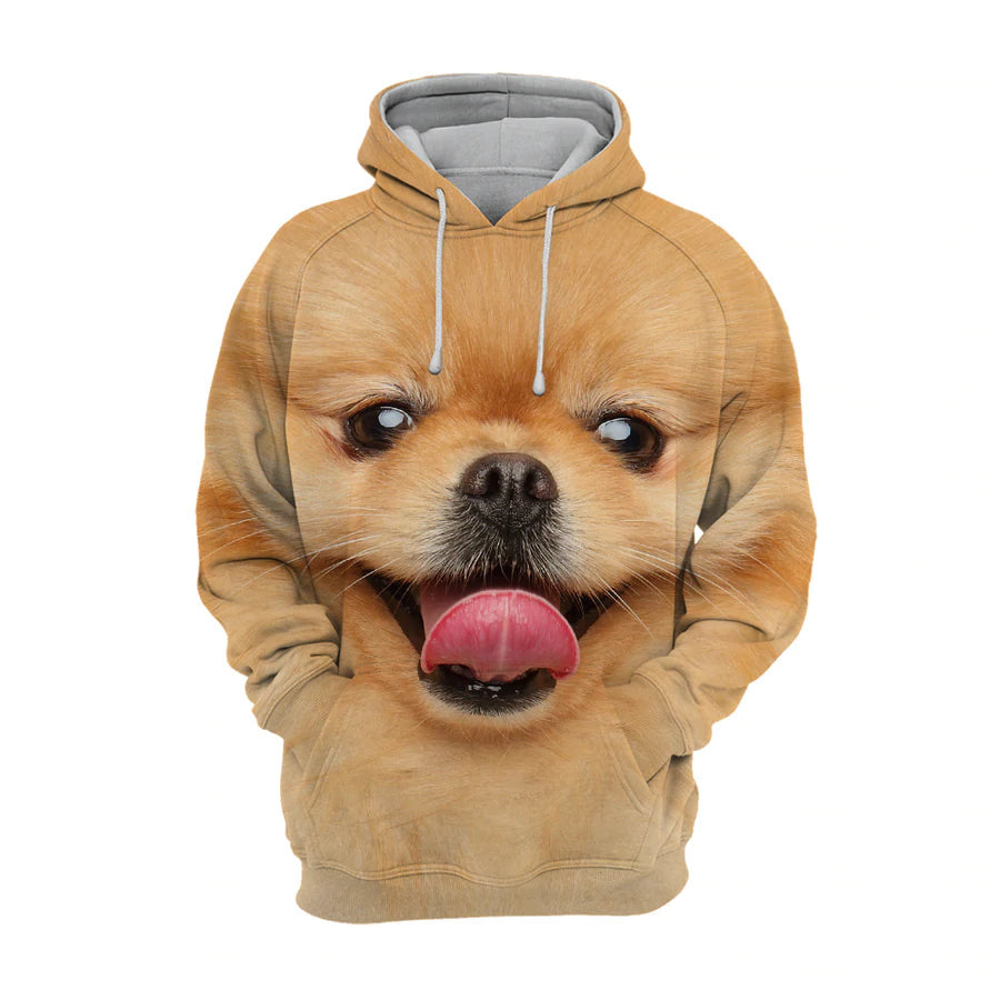 Pomeranian 2 – Unisex 3D Graphic Hoodie