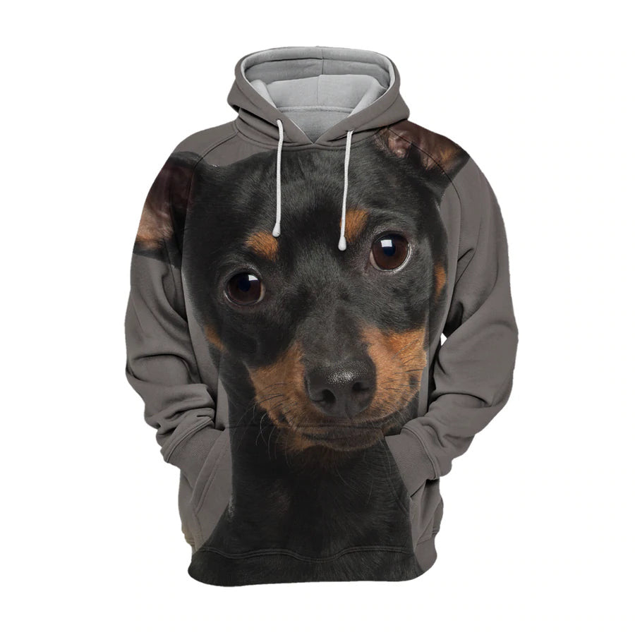 Miniature Pinscher – Unisex 3D Graphic Hoodie