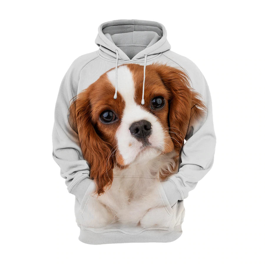 Cavalier King Spaniel Charles – Unisex 3D Graphic Hoodie