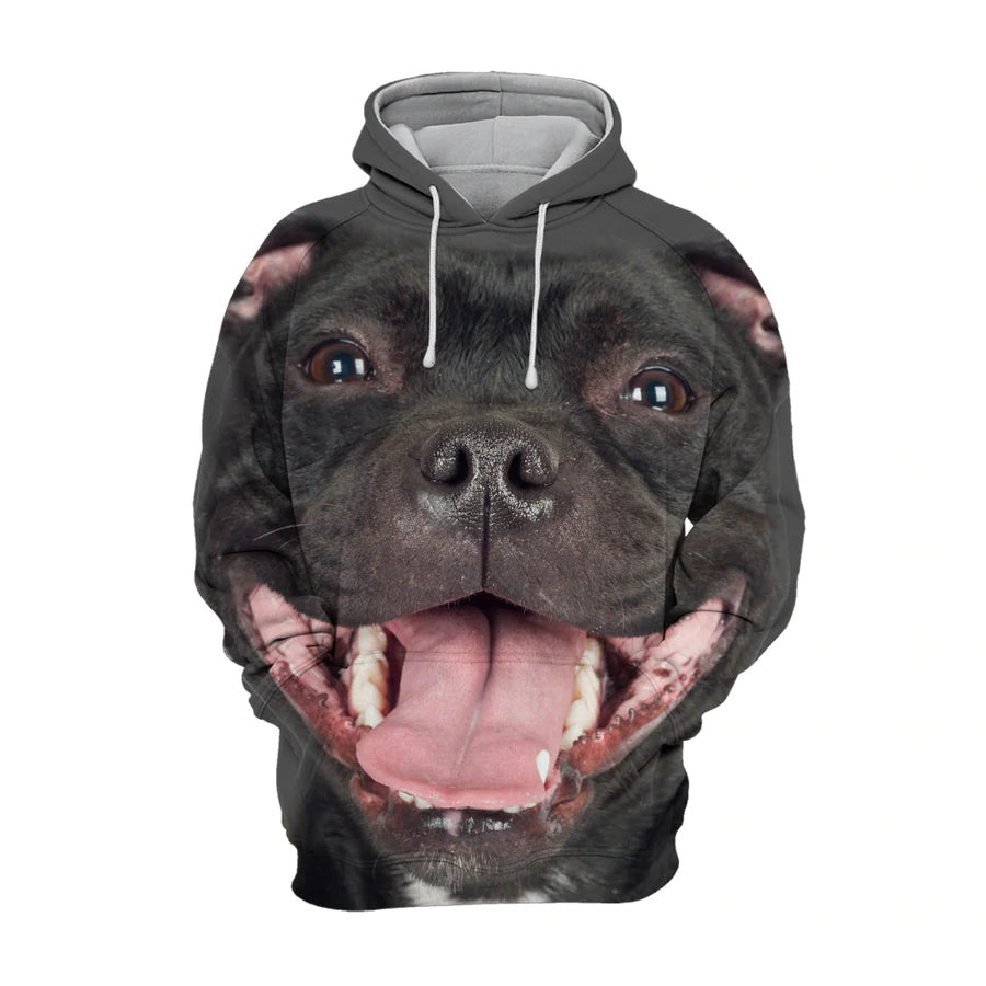 Staffordshire Bull Terrier 1 – Unisex 3D Graphic Hoodie