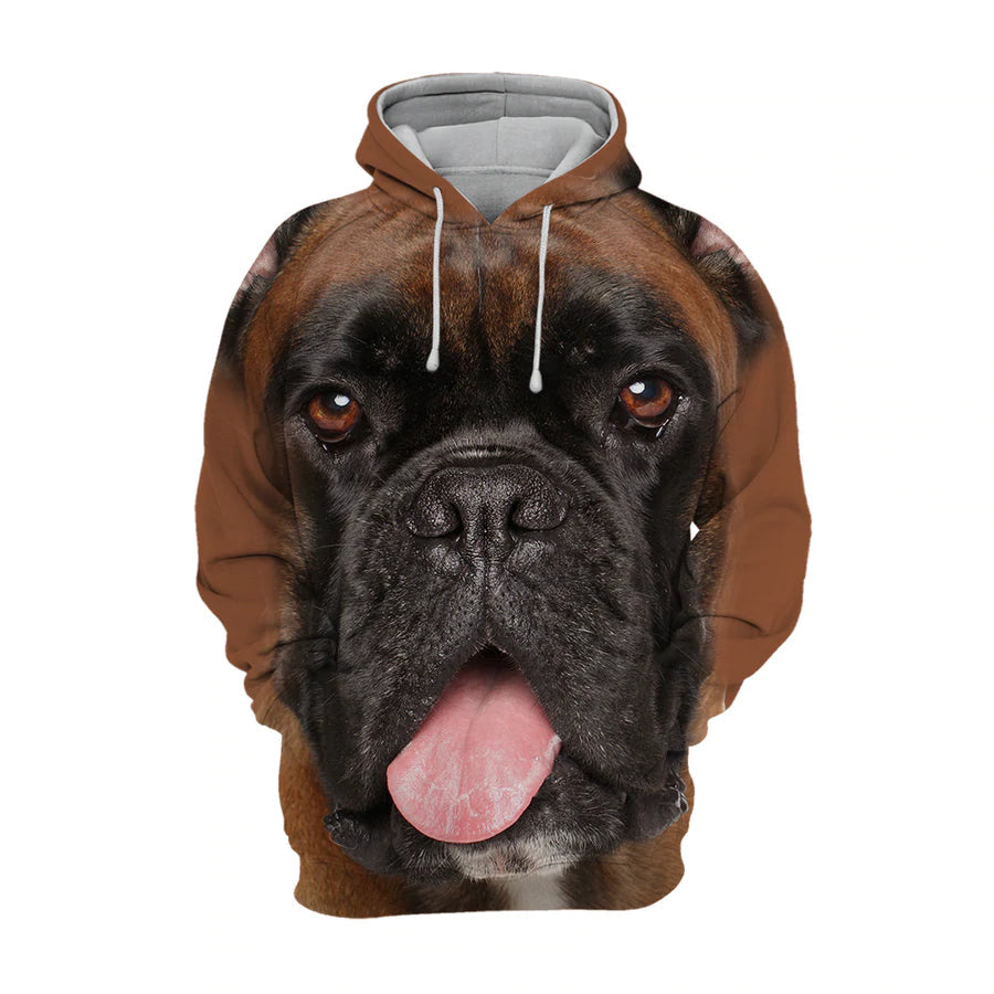 Bulldog – Unisex 3D Graphic Hoodie