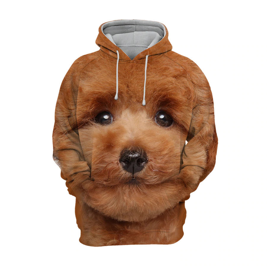 Poodle 4 – Unisex 3D Graphic Hoodie