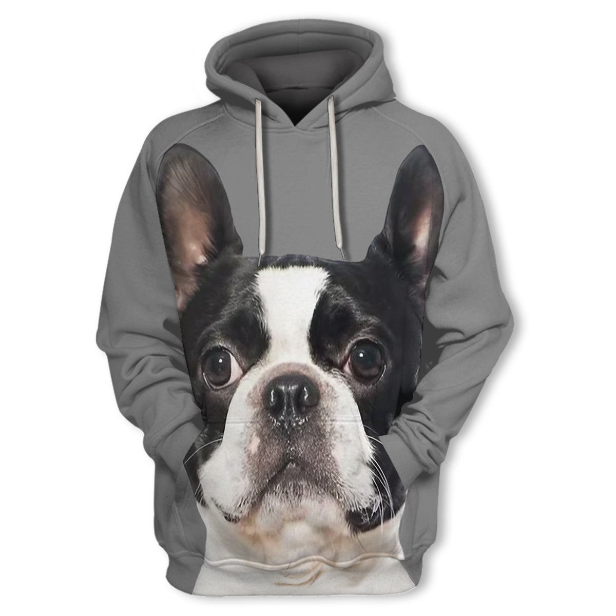 Boston Terrier – Unisex 3D Graphic Hoodie