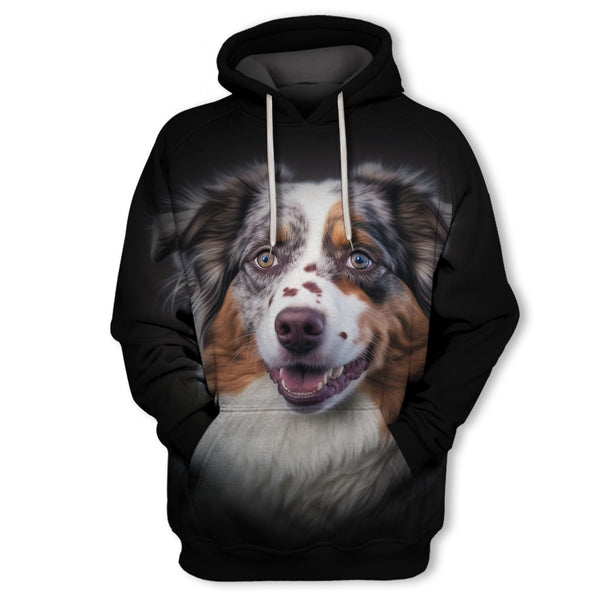 Australian Shepherd 1 – Unisex 3D Graphic Hoodie