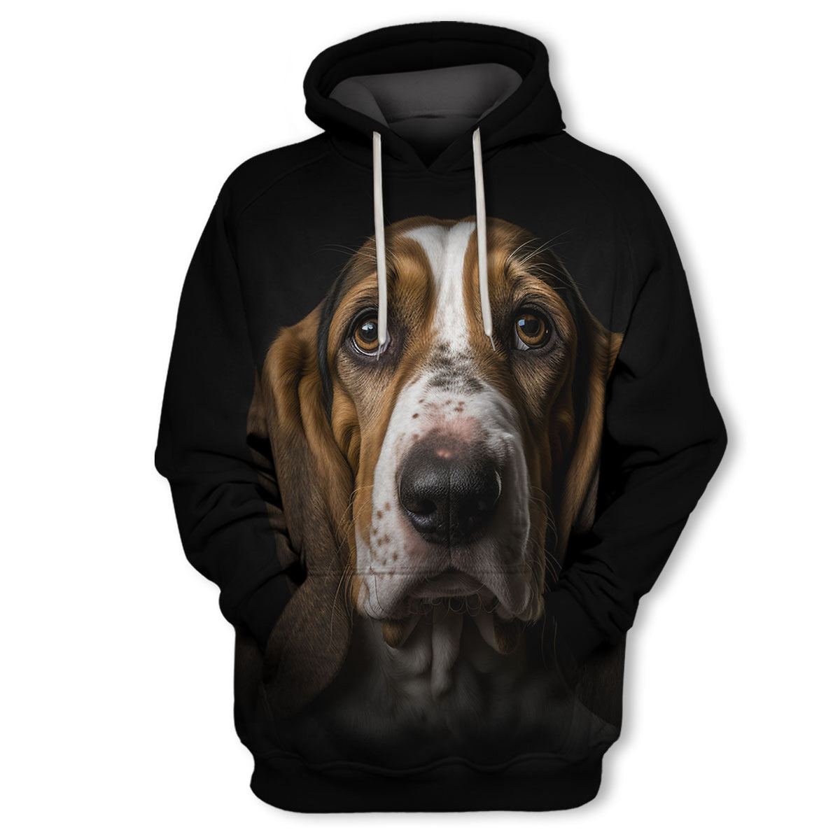 Basset Hound 1 – Unisex 3D Graphic Hoodie