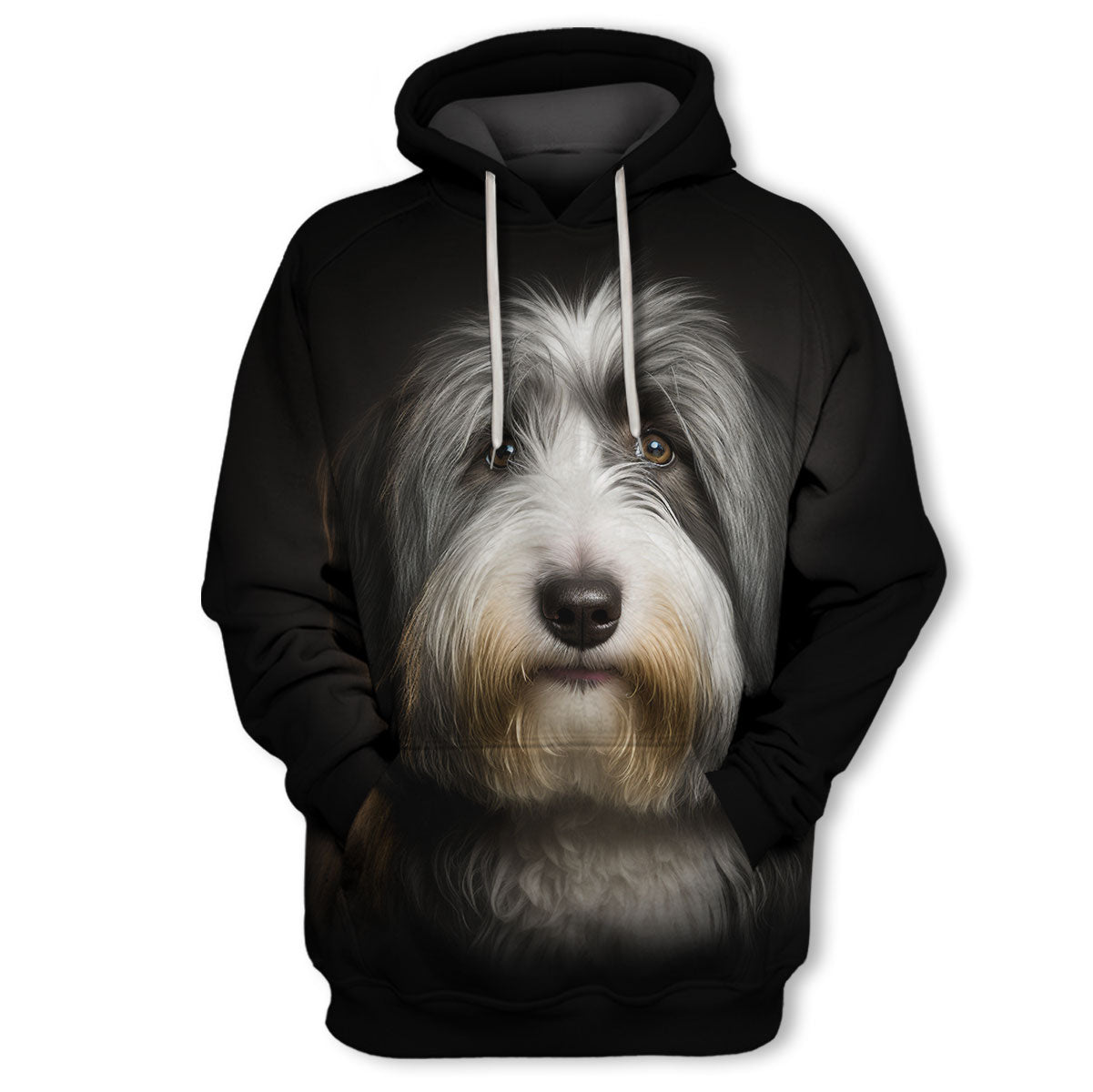 Bearded Collie 1- Unisex 3D Graphic Hoodie