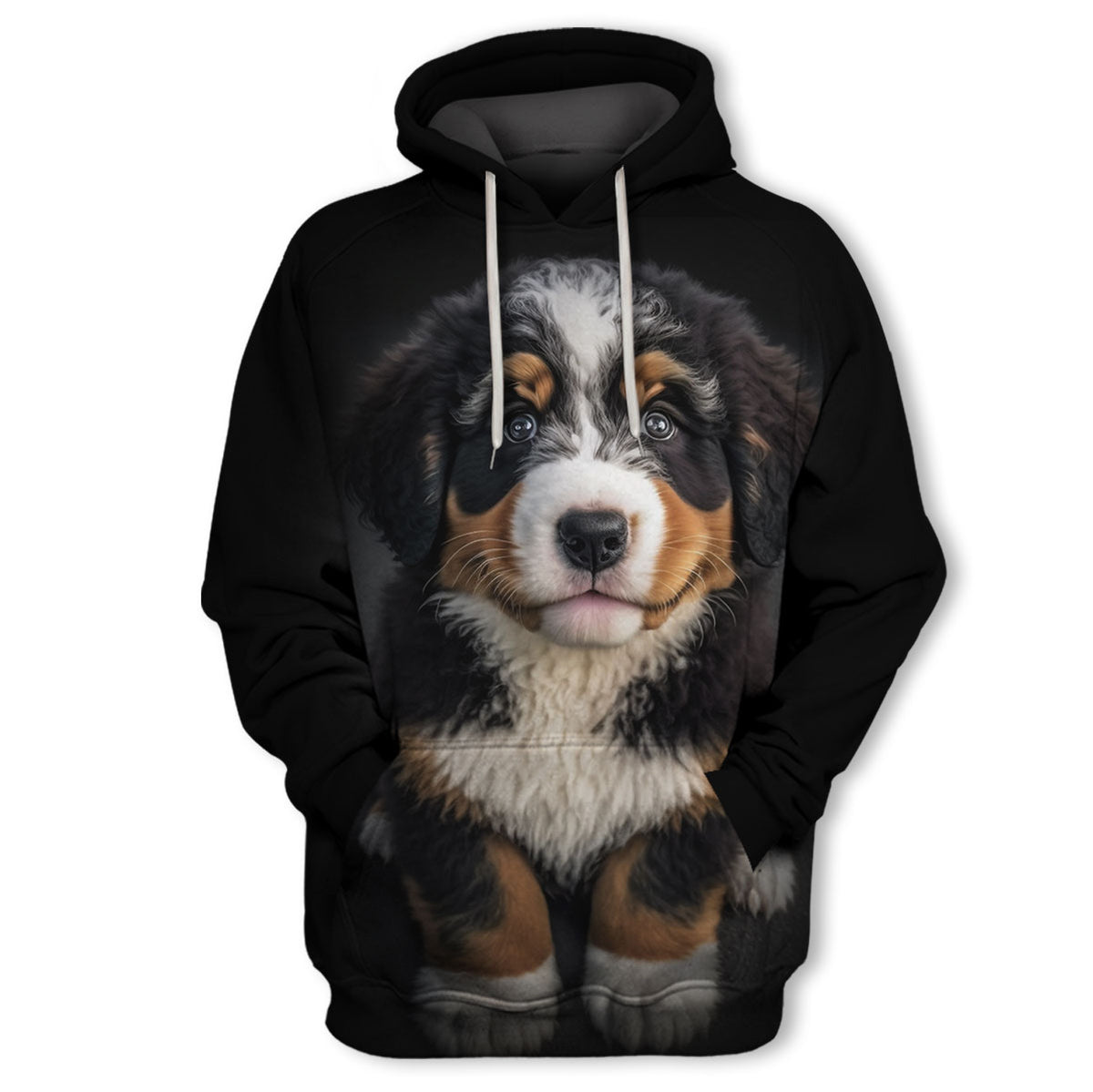 Bernedoodle 1 – Unisex 3D Graphic Hoodie