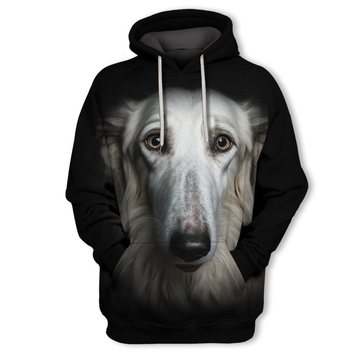 Borzoi – Unisex 3D Graphic Hoodie