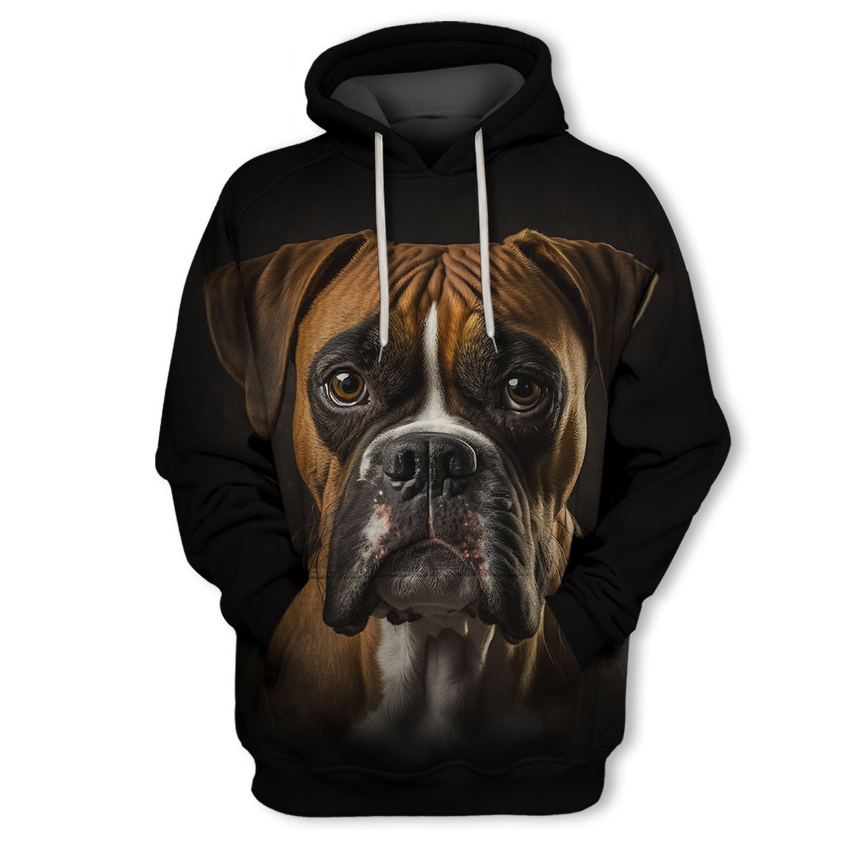 Boxer 1 – Unisex 3D Graphic Hoodie