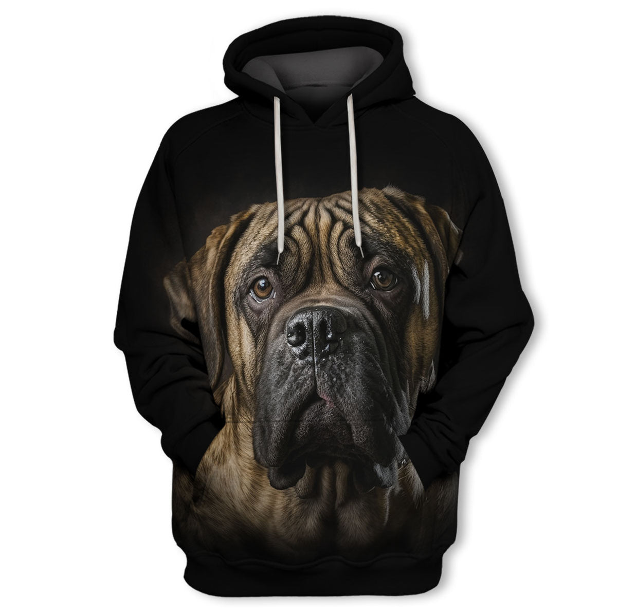 English Mastiff Brindle – Unisex 3D Graphic Hoodie