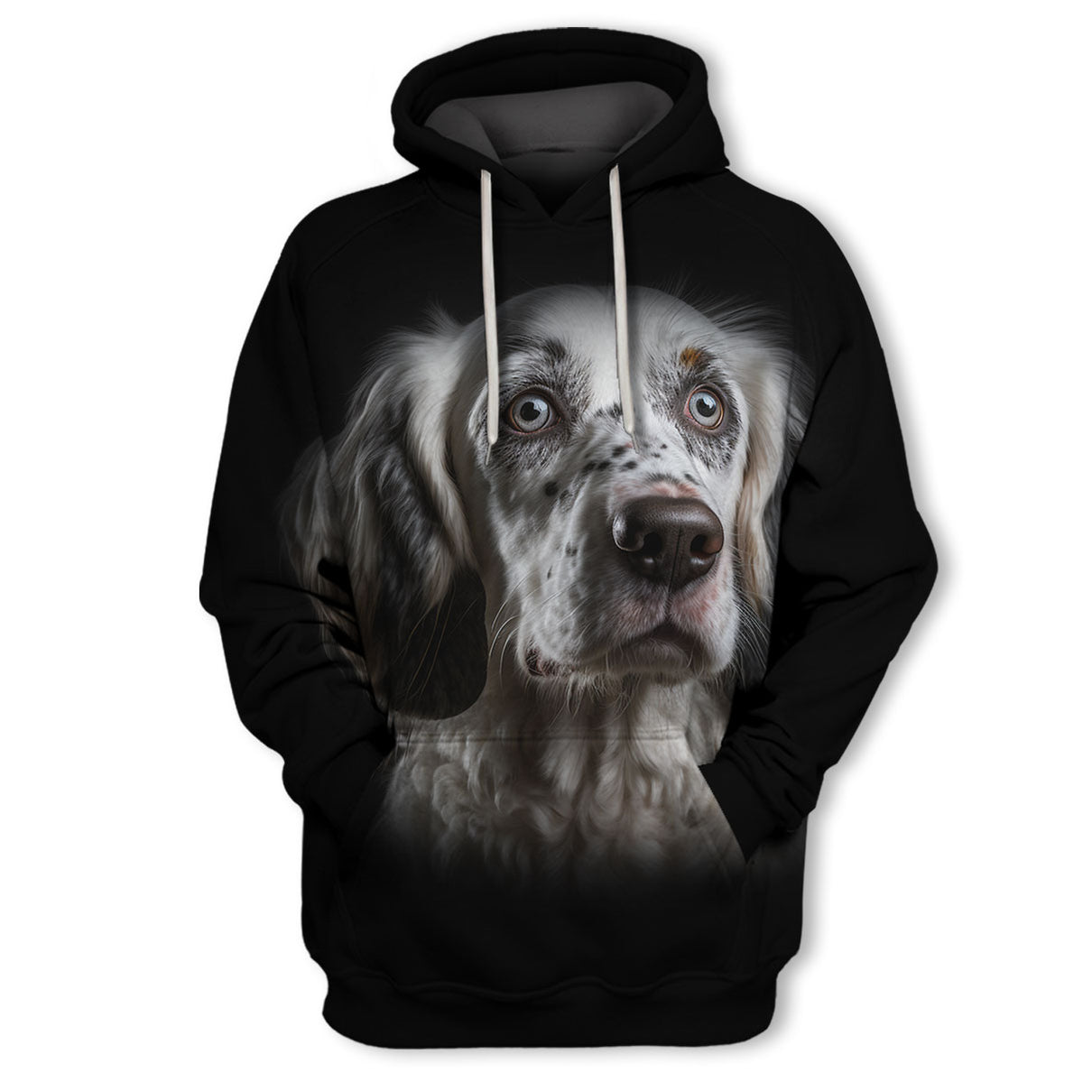 English Setter – Unisex 3D Graphic Hoodie