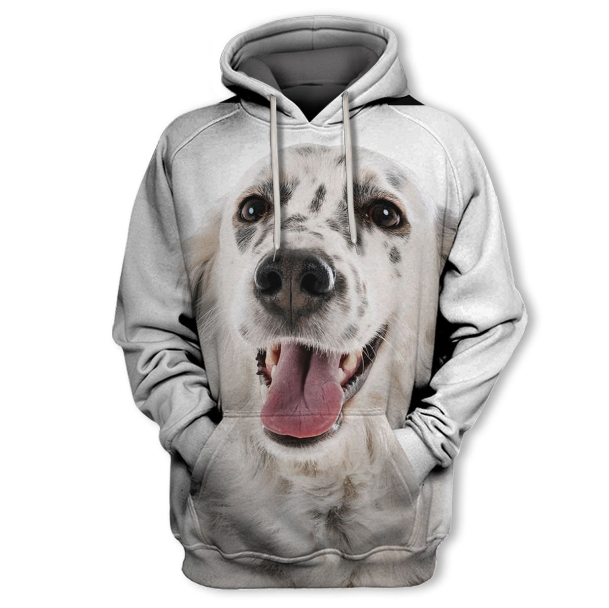 English Setter – Unisex 3D Graphic Hoodie