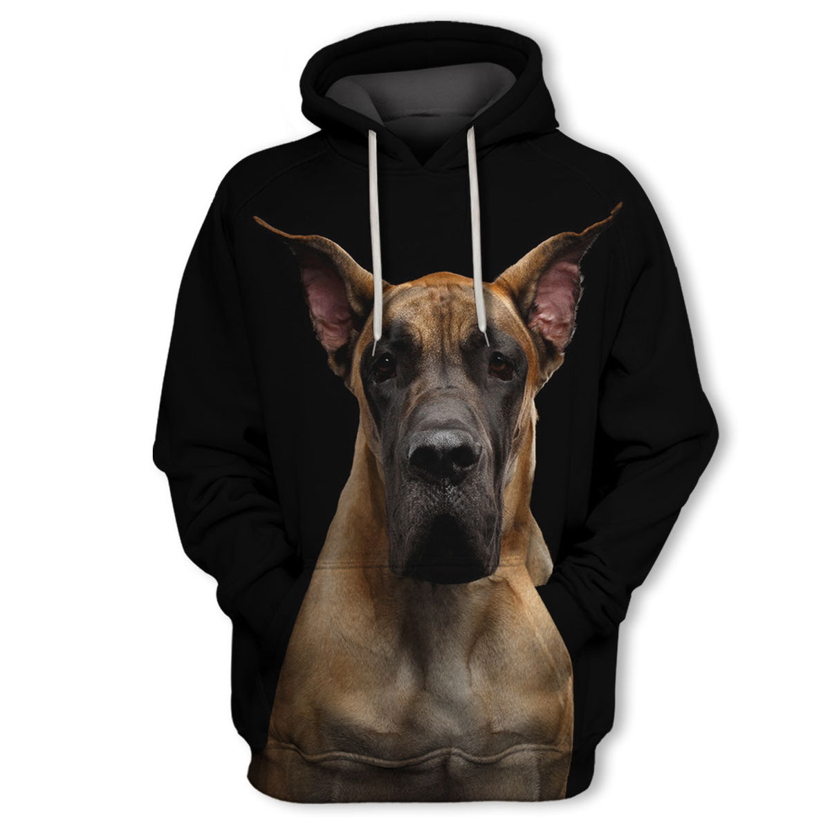 Great Dane Fawn – Unisex 3D Graphic Hoodie