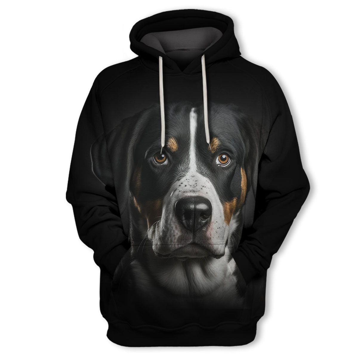 Greater Swiss Mountain Dog – Unisex 3D Graphic Hoodie