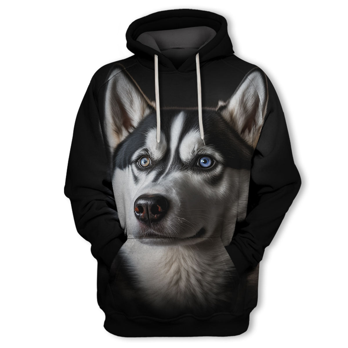 Husky – Unisex 3D Graphic Hoodie