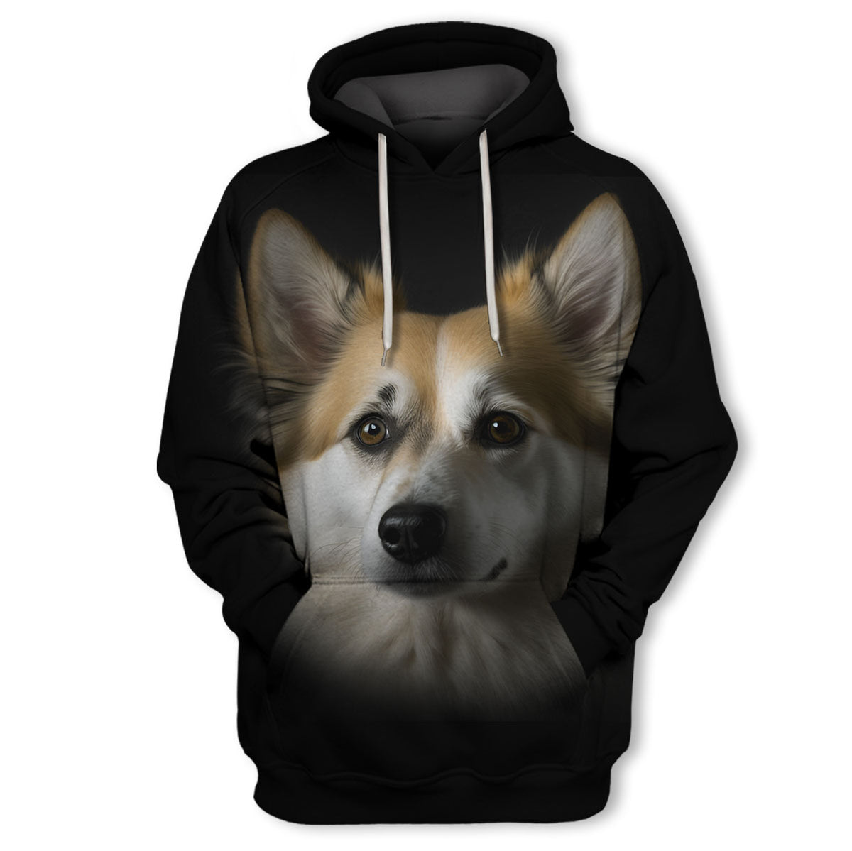 Icelandic Sheepdog – Unisex 3D Graphic Hoodie