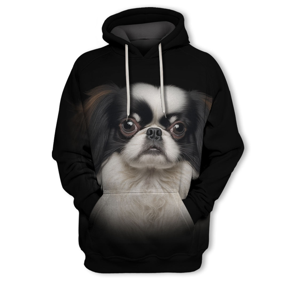 Japanese Chin – Unisex 3D Graphic Hoodie