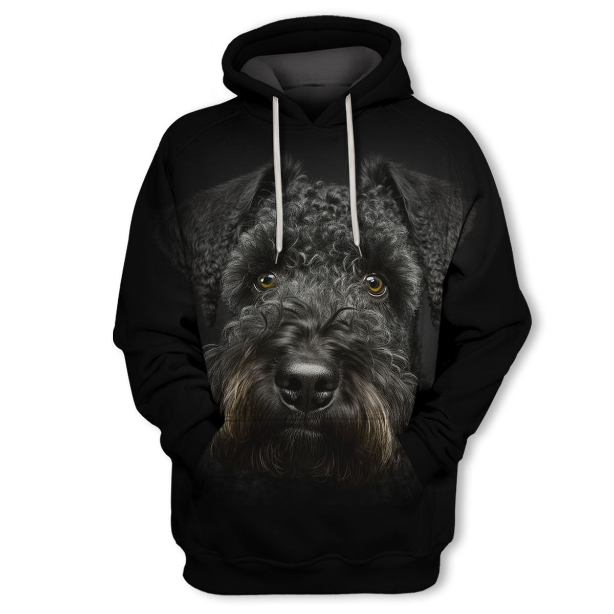 Kerry Blue Terrier – Unisex 3D Graphic Hoodie