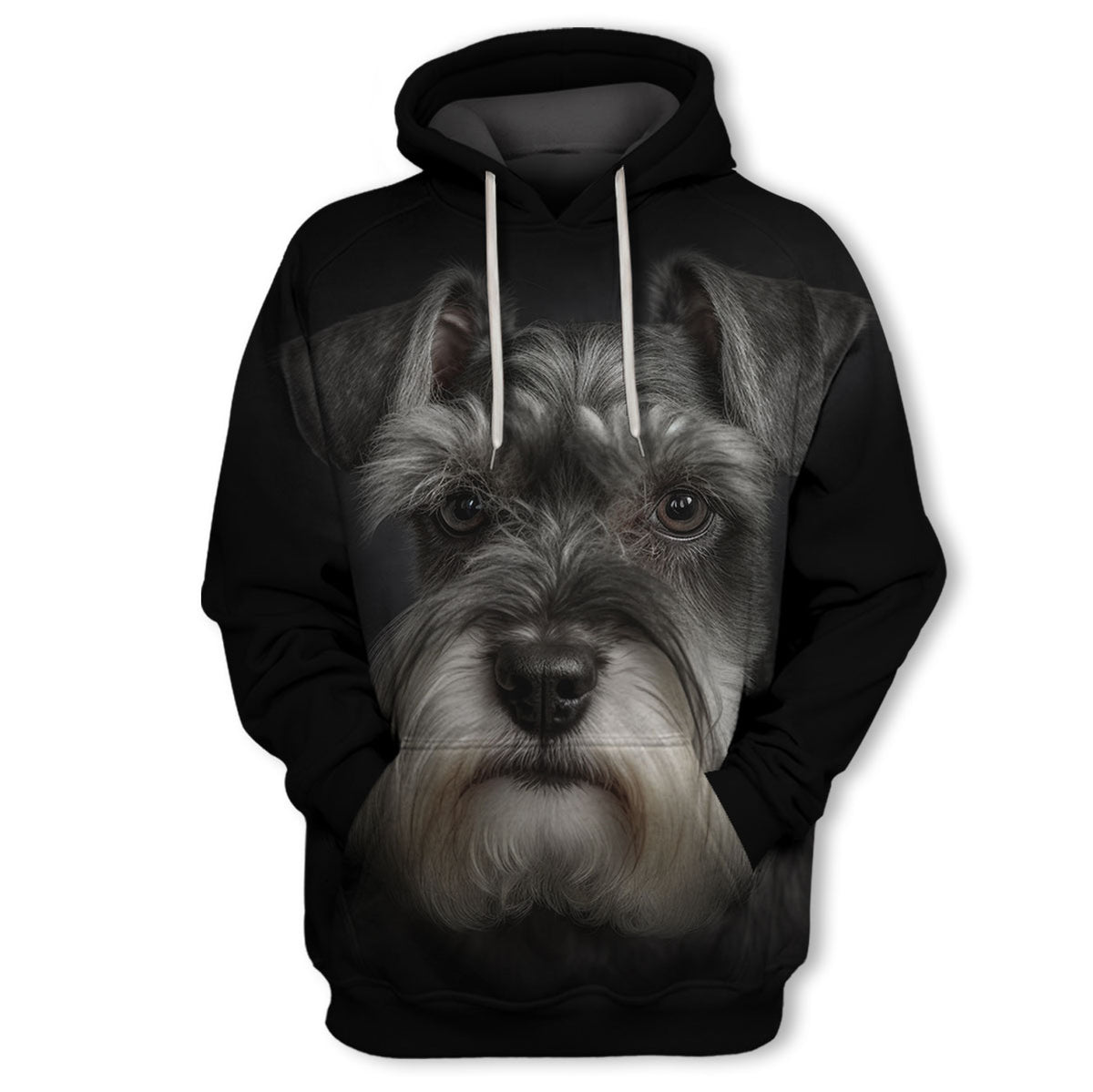 Miniature Schnauzer 1 – Unisex 3D Graphic Hoodie